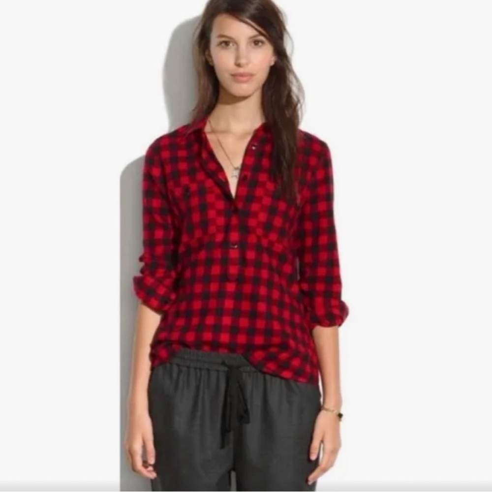 J. Crew Factory Perfect Fit Plaid Shirt